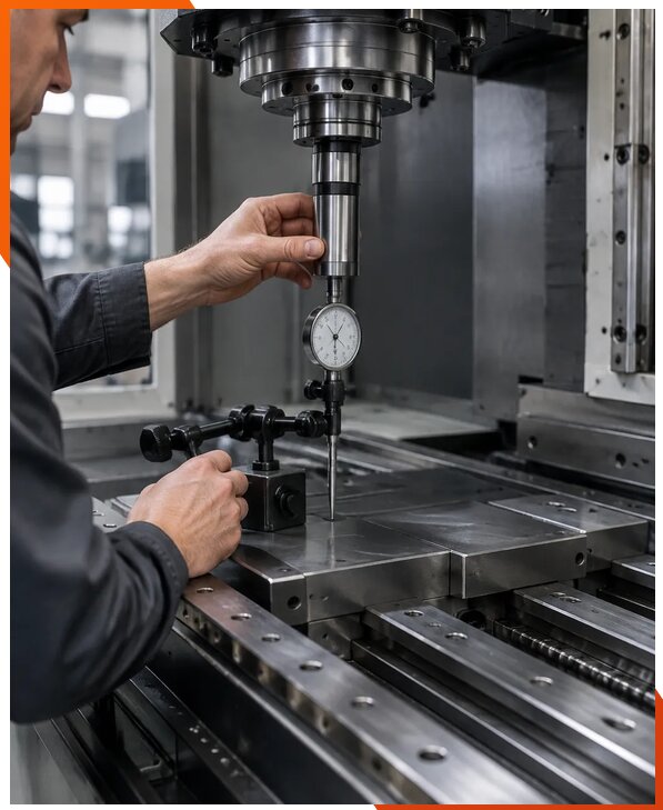 Точная калибровка осей производственных станков с ЧПУ в Смоленске